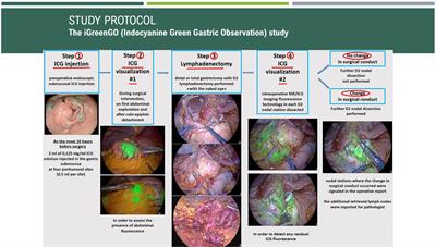 The iGreenGO Study: The Clinical Role of Indocyanine Green Imaging Fluorescence in Modifying the Surgeon’s Conduct During the Surgical Treatment of Advanced Gastric Cancer—Study Protocol for an International Multicenter Prospective Study